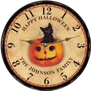 Personalized Halloween Clock