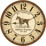 Personalized Horse Clock