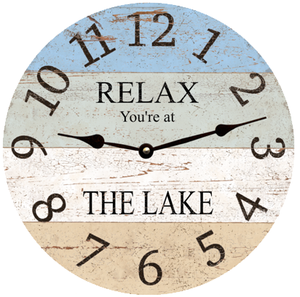 Personalized Lake Clock