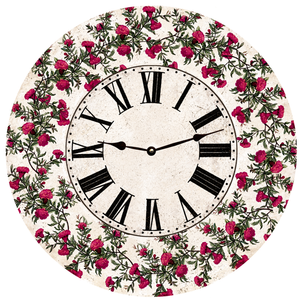 Rustic Flower Clock