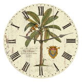 Rustic Palm Tree Clock