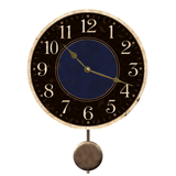 Navy Blue Center Clock with pendulum