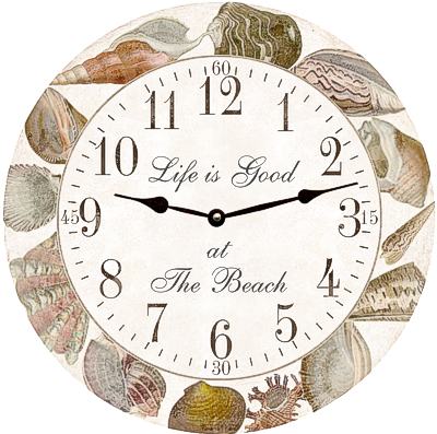 Seashell Clock