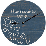 The Time Is Now Clock