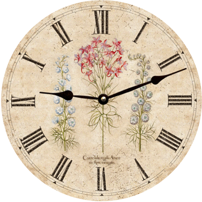 Three Flower Clock