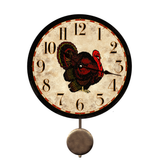 Thanksgiving Clock with pendulum