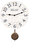 White Relax Pendulum Clock