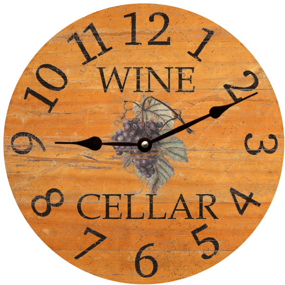 Wine Drinking Clock- Wine Clock