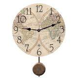 World Map Pendulum Clock